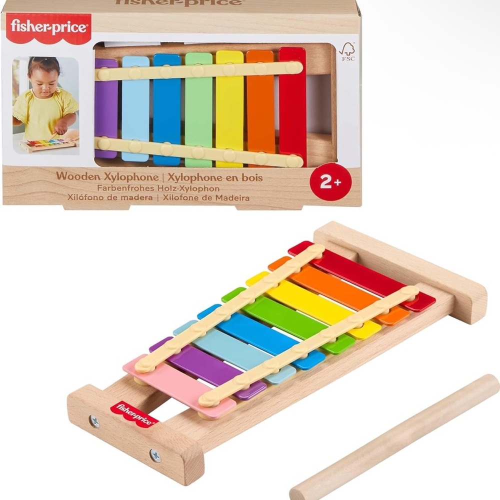 Fisher-Price Colorful Wooden Xylophone